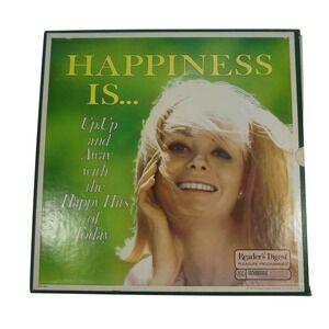 Vintage 1970 Readers Digest Happiness Is 9 LP Vinyl Box Set RDA 106-A Happy Hits
